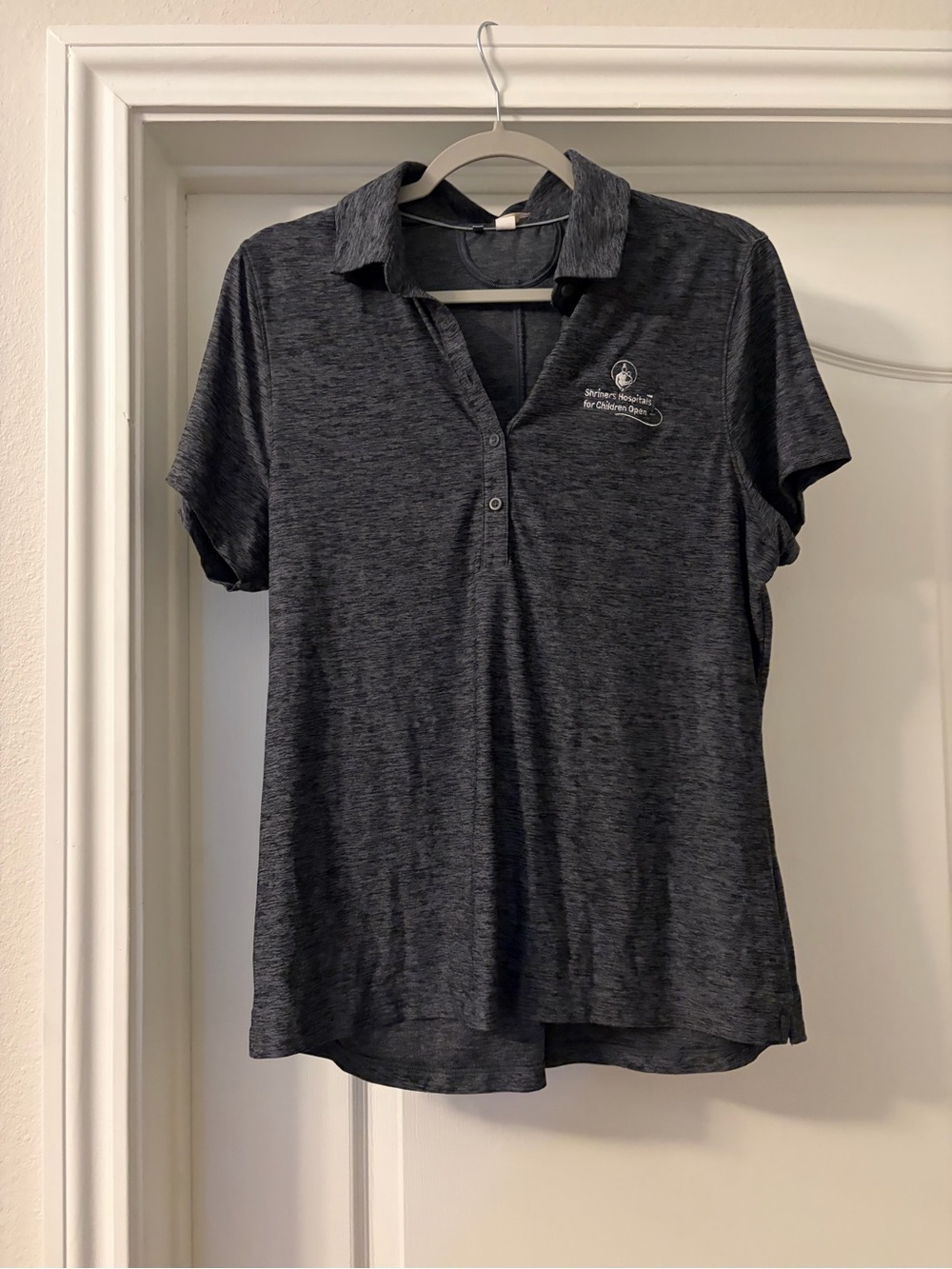 Under Armour Women's Charcoal Heather Short Sleeve Golf  Polo ⛳️🏌️‍♀️
